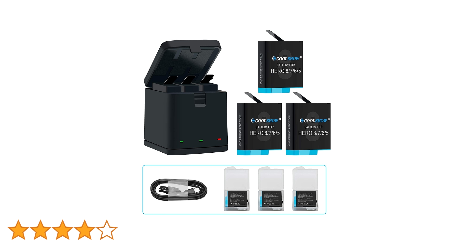 GoPro Hero 8 Black、バッテリーとアクセサリー付き。 Amazon | GoPro HERO8 ブラック アクションカメラ バンドル